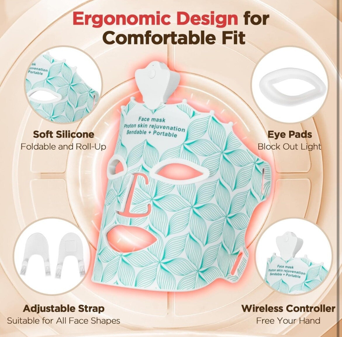 Luminous LED Therapy Facial Mask
